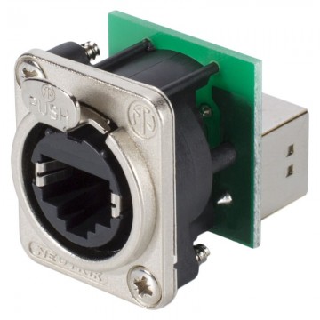 Neutrik NE8FDP - Ổ cắm RJ45 xuyên thấu có khóa chốt